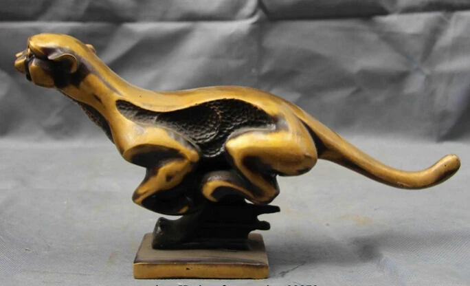 004489 Chinese Copper Bronze Lucky Catamount Animal cheetah leopard panther Art Statue
004489 Chinese Copper Bronze Lucky Catamount Animal cheetah leopard panther Art Statue
