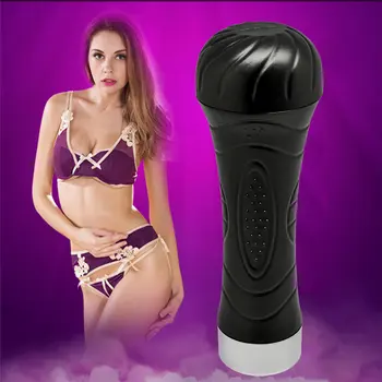 

4D USB Electric Version Speed Vibrating Vagina Male Masturbators Pussy Cup Flesh Realistic Vagina for men 6