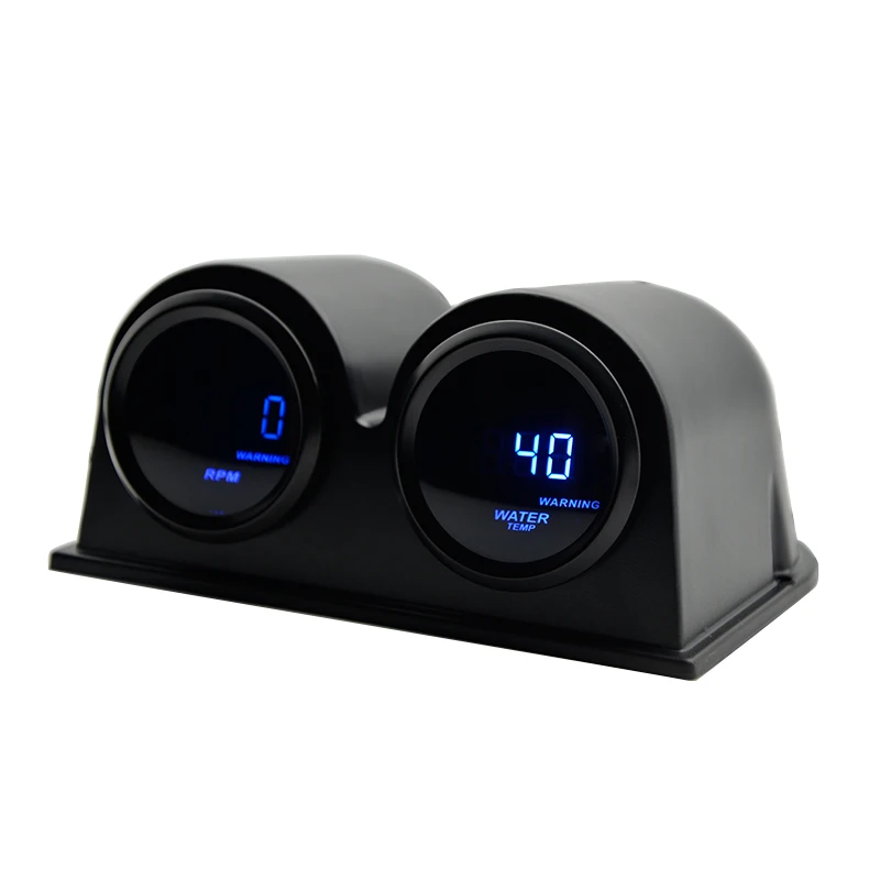 2'' 52MM Water Temp Gauge Tachometer RPM Gauge Black Color Digital Blue Led With Gauge Pod
2'' 52MM Water Temp Gauge Tachometer RPM Gauge Black Color Digital Blue Led With Gauge Pod