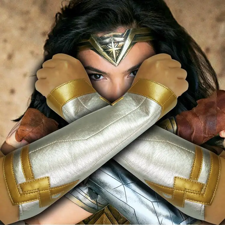 Cosplaydiy Wonder Woman Costume cuff Accessories Cosplay Bracers Party Decorating Props Halloween Decorative Wrist Kit J10
Cosplaydiy Wonder Woman Costume cuff Accessories Cosplay Bracers Party Decorating Props Halloween Decorative Wrist Kit J10