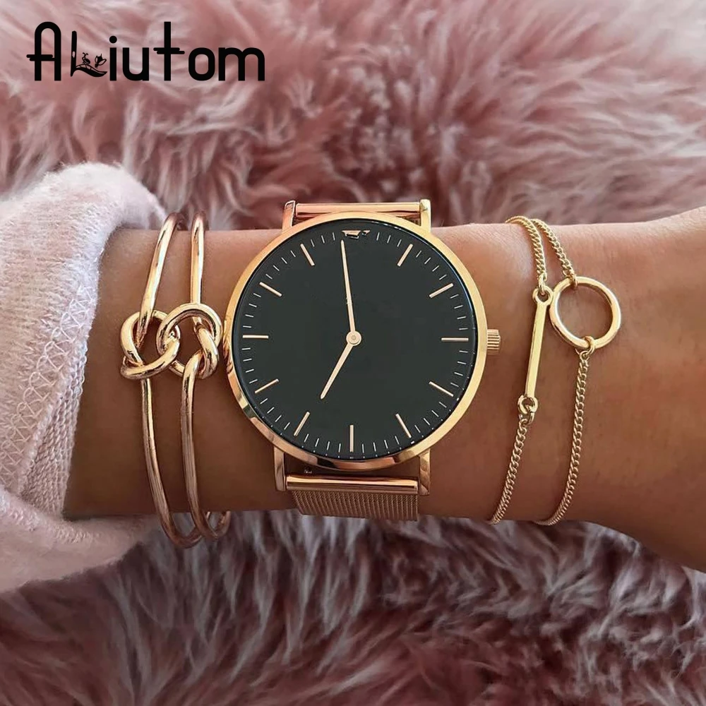 ALIUTOM 3 Pcs/set Women's Fashion Punk Bracelet Simple Double Knot Loop Metal Chain Bracelet Bohemian Retro Jewelry Accessories
ALIUTOM 3 Pcs/set Women's Fashion Punk Bracelet Simple Double Knot Loop Metal Chain Bracelet Bohemian Retro Jewelry Accessories