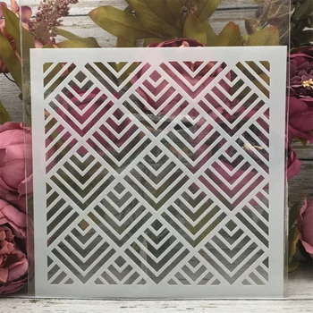 20*20cm Square Line Grid Tri angle Frame DIY Layering Stencils Painting Scrapbook Coloring Embossing Album Decorative Template
20*20cm Square Line Grid Tri angle Frame DIY Layering Stencils Painting Scrapbook Coloring Embossing Album Decorative Template