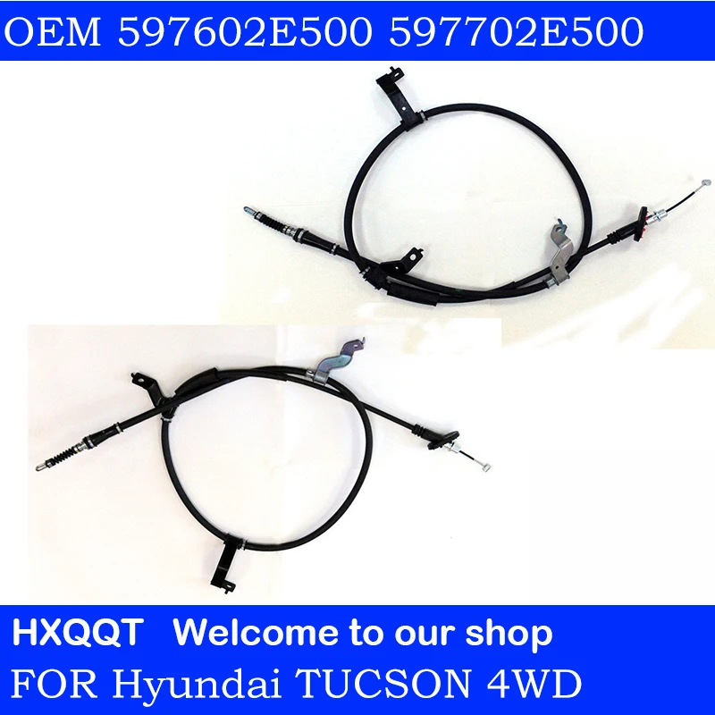 2PCS Parking Brake Brake Cable Rear Left right fits for hyundai Tucson 2005-2009 4WD OEM 597602E500 597702E500
2PCS Parking Brake Brake Cable Rear Left right fits for hyundai Tucson 2005-2009 4WD OEM 597602E500 597702E500