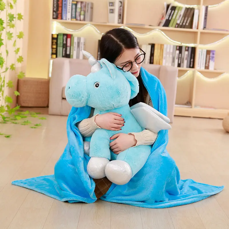 1pc 55cm Cute Plush Unicorn Pillow Air Conditioning Blanket 2 In One Home Decorations Plush Animals Unicorn Toys Birthday Gifts
1pc 55cm Cute Plush Unicorn Pillow Air Conditioning Blanket 2 In One Home Decorations Plush Animals Unicorn Toys Birthday Gifts