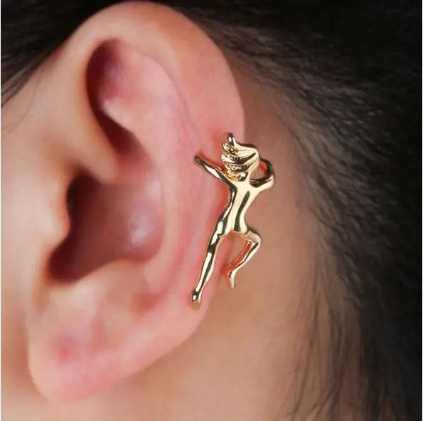 E 807 2019 hot cute gold ear clip earrings three-dimensional portrait ear clip earmuff sleeves propeller ear clip cartilage clip
E 807 2019 hot cute gold ear clip earrings three-dimensional portrait ear clip earmuff sleeves propeller ear clip cartilage clip