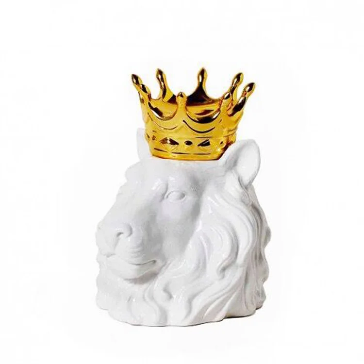 Good Recommend Canada Golden Imperial Crown Lion Ceramic Ornament Jewelry Rack Storage Tank Canister Collecting Jar Home Decor
Good Recommend Canada Golden Imperial Crown Lion Ceramic Ornament Jewelry Rack Storage Tank Canister Collecting Jar Home Decor