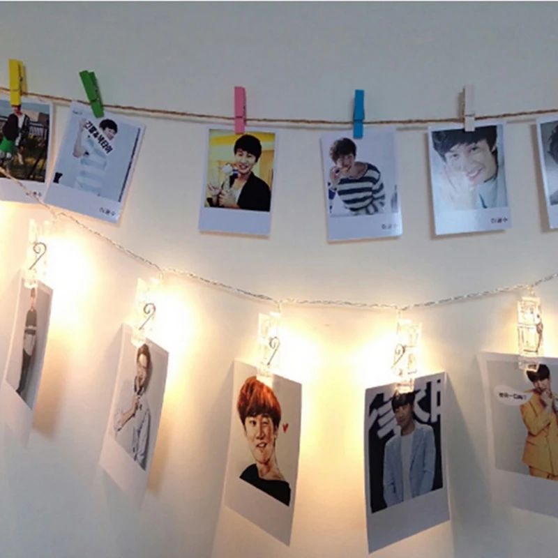 Photo Frame For Picture Photo Clip Wedding Wall Decor Graduation Party Card Photo Clip String Light 1.2M 5 Color LED Fairy Lamp
Photo Frame For Picture Photo Clip Wedding Wall Decor Graduation Party Card Photo Clip String Light 1.2M 5 Color LED Fairy Lamp