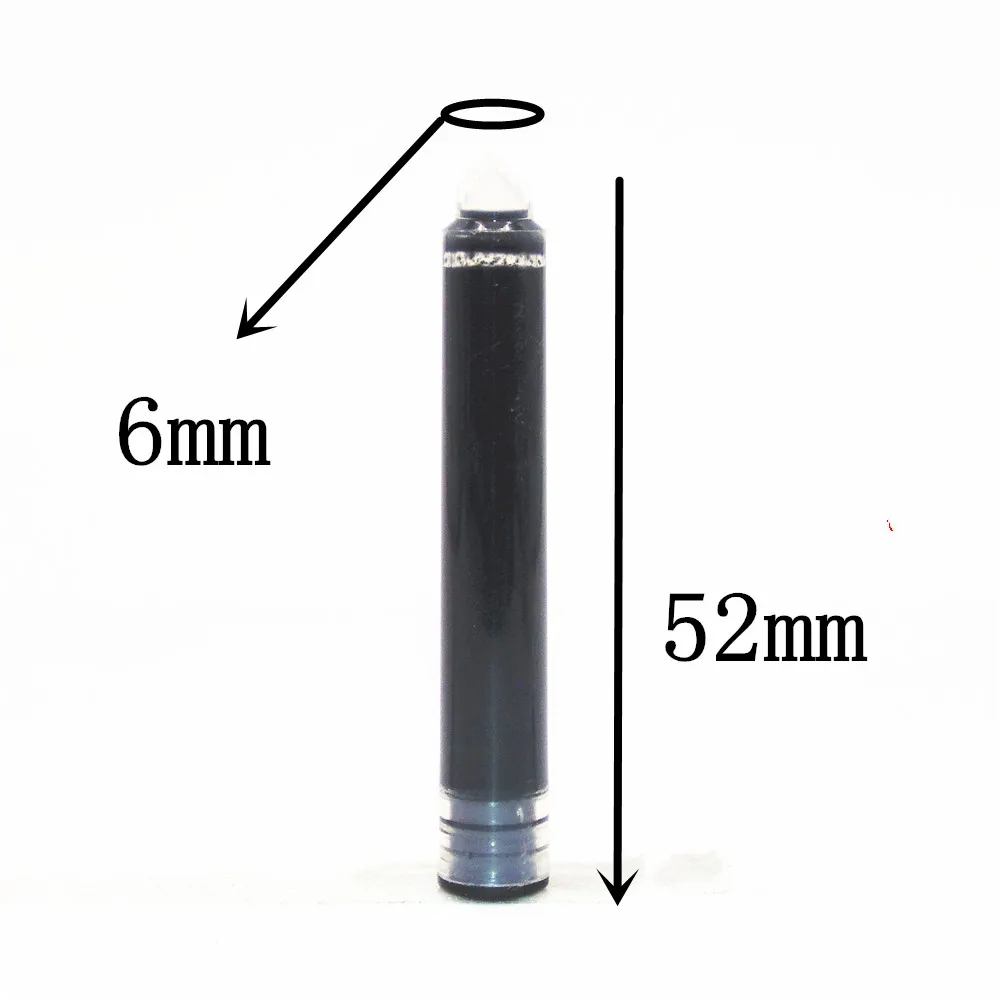 Large Diameter 52-6mm Disposable Black Fountain Pen Ink Cartridge Refills Length Fountain Pen Ink Cartridge Refills
Large Diameter 52-6mm Disposable Black Fountain Pen Ink Cartridge Refills Length Fountain Pen Ink Cartridge Refills