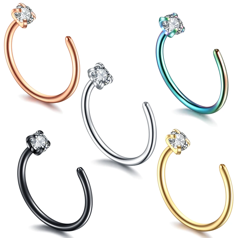 1PC Steel Nostril Nose Hoop Stud Ring Clip on Fake Nariz Septum Hoop Piercings 20G Lip Helix Piercings Fake Piercing Jewelry 8mm
1PC Steel Nostril Nose Hoop Stud Ring Clip on Fake Nariz Septum Hoop Piercings 20G Lip Helix Piercings Fake Piercing Jewelry 8mm