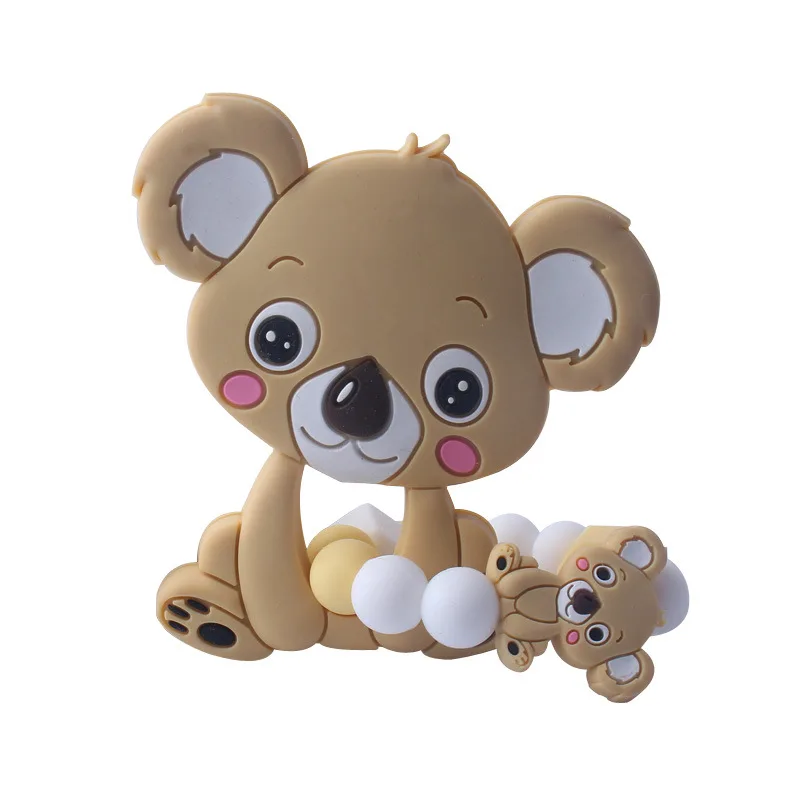 Silicone Koala Shape Baby Teether Bracelet BPA Free Baby Teething Beads Nurse Gift Food Grade Silicone Toy Product Baby Bracelet
Silicone Koala Shape Baby Teether Bracelet BPA Free Baby Teething Beads Nurse Gift Food Grade Silicone Toy Product Baby Bracelet