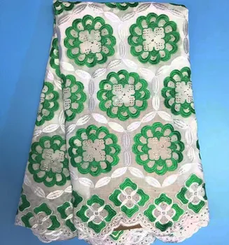 Free shipping (5yards/pc) Swiss lace fabric with stones and embroidery white green African cotton lace fabric for dress CLS28
Free shipping (5yards/pc) Swiss lace fabric with stones and embroidery white green African cotton lace fabric for dress CLS28