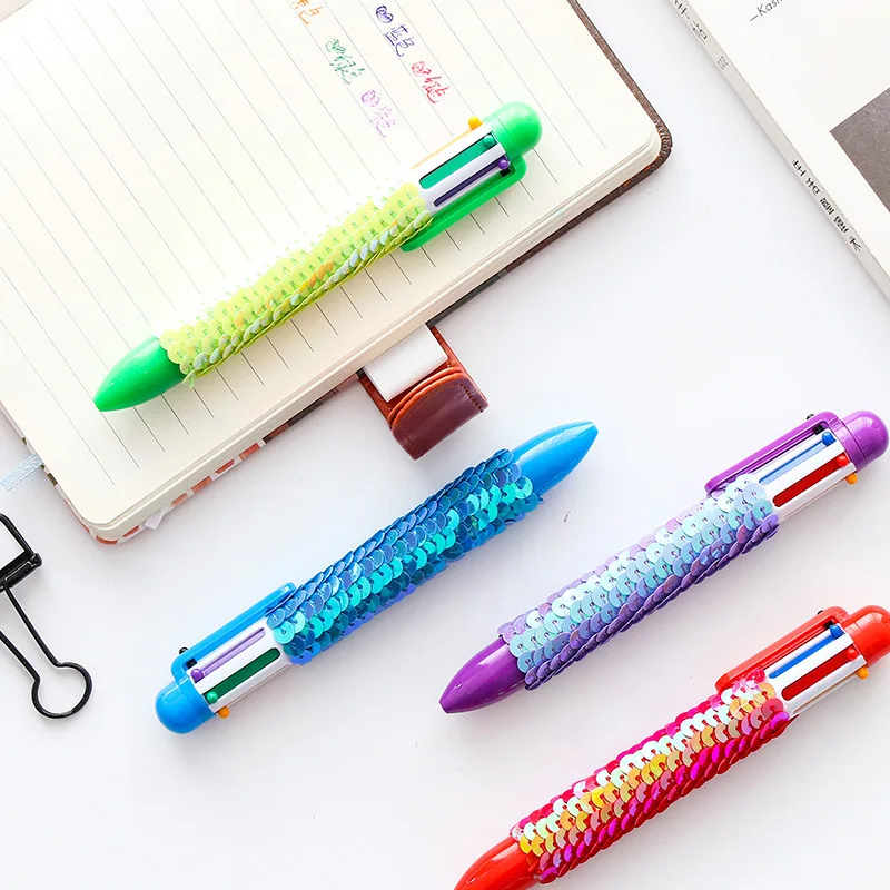 Creative stationery six-color ballpoint pen sequins multi-color multi-function press student color oil pen account pen special
Creative stationery six-color ballpoint pen sequins multi-color multi-function press student color oil pen account pen special