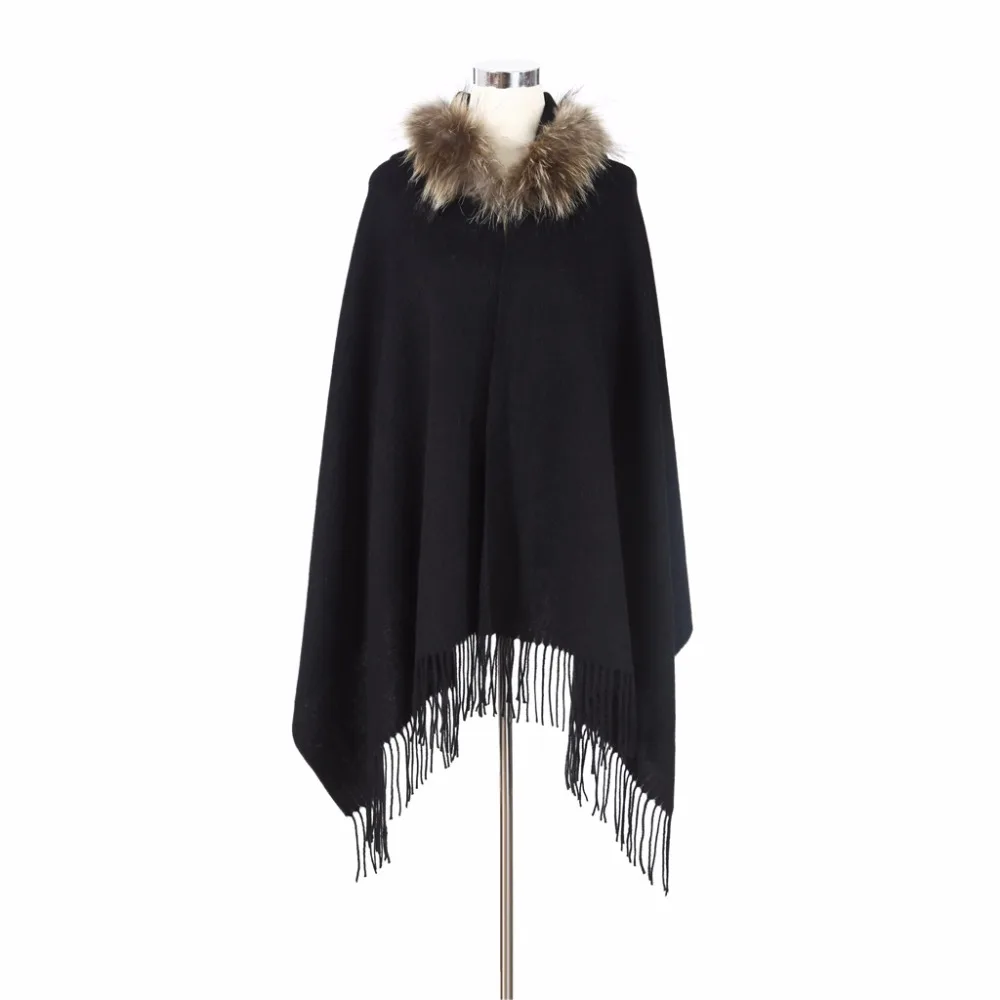 ZY87056 Wool With Raccoon Fur Solide Hooded Fashion Ladies And Girls Fall Fur Scarf Fur Shawl Pashimina
ZY87056 Wool With Raccoon Fur Solide Hooded Fashion Ladies And Girls Fall Fur Scarf Fur Shawl Pashimina