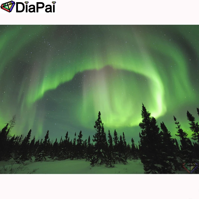 DIAPAI Diamond Painting 5D DIY 100% Full Square/Round Drill "Tree aurora scenery"Diamond Embroidery Cross Stitch 3D Decor A23704
DIAPAI Diamond Painting 5D DIY 100% Full Square/Round Drill "Tree aurora scenery"Diamond Embroidery Cross Stitch 3D Decor A23704