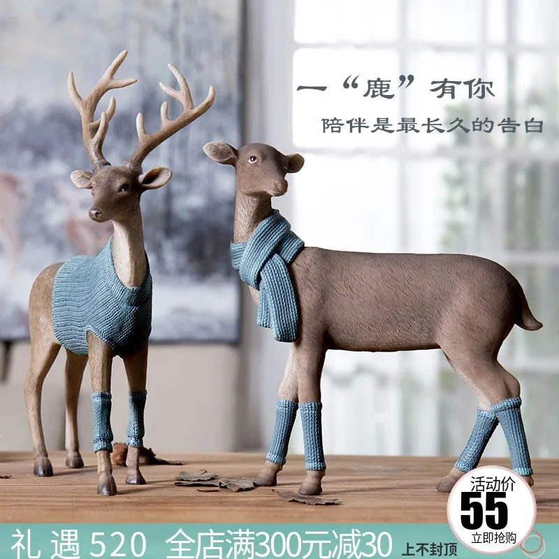 Resin Deer Statue Simulation Statue Wedding Gift Mr. Deer and Miss DeerHome Decor Resin Animal Figurine Gifts
Resin Deer Statue Simulation Statue Wedding Gift Mr. Deer and Miss DeerHome Decor Resin Animal Figurine Gifts