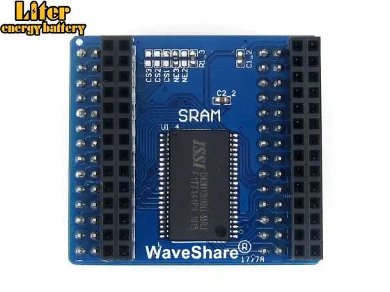 IS62WV12816BLL SRAM Board Memory Storage Module for SRAM with 16-bit Parallel Interface Extra 2Mbit (128K x 16bits) Memory
IS62WV12816BLL SRAM Board Memory Storage Module for SRAM with 16-bit Parallel Interface Extra 2Mbit (128K x 16bits) Memory