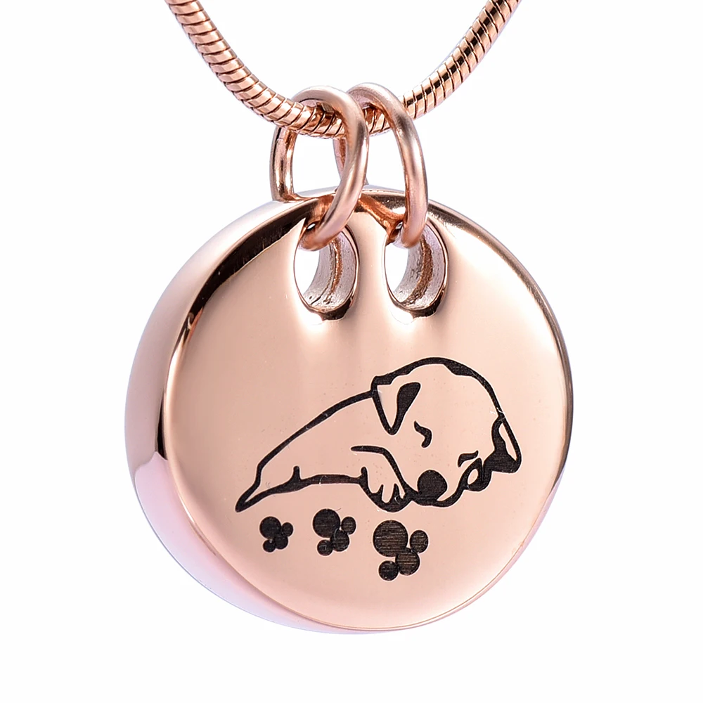 XWJ9941 Newest!!! Sleeping Dog Memorial Urn Pendant Silver/Rose Gold/Gold/Black Pet Cremation Ashes Urn Stainless Steel Necklace
XWJ9941 Newest!!! Sleeping Dog Memorial Urn Pendant Silver/Rose Gold/Gold/Black Pet Cremation Ashes Urn Stainless Steel Necklace