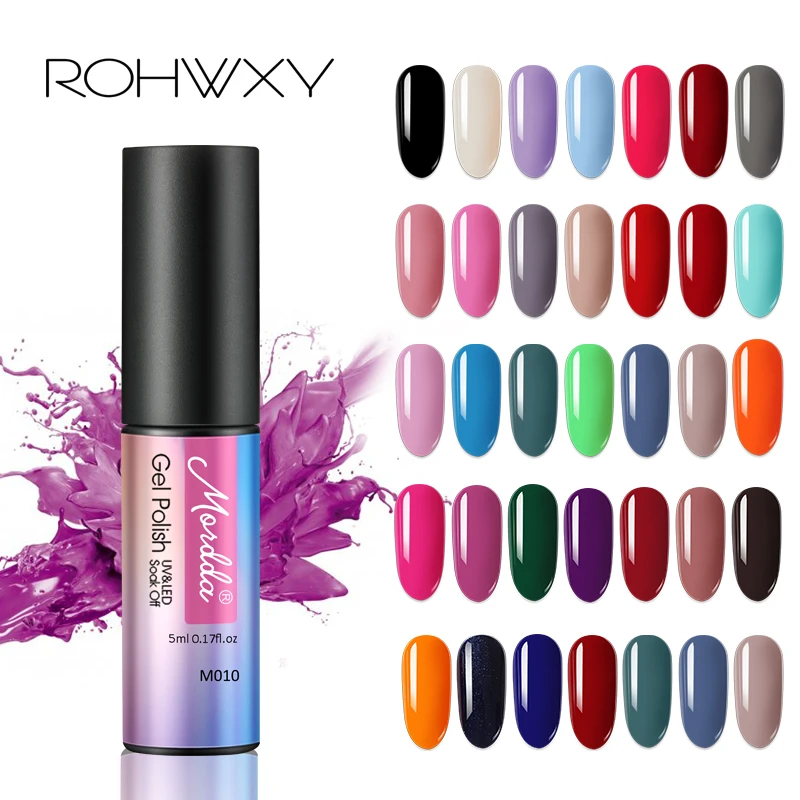 ROHWXY 5mL Pure Gel Varnish Soak Off UV Gel Polish for Nails Design Long Lasting Shining Lucky UV Nail Polish For Manicure
ROHWXY 5mL Pure Gel Varnish Soak Off UV Gel Polish for Nails Design Long Lasting Shining Lucky UV Nail Polish For Manicure