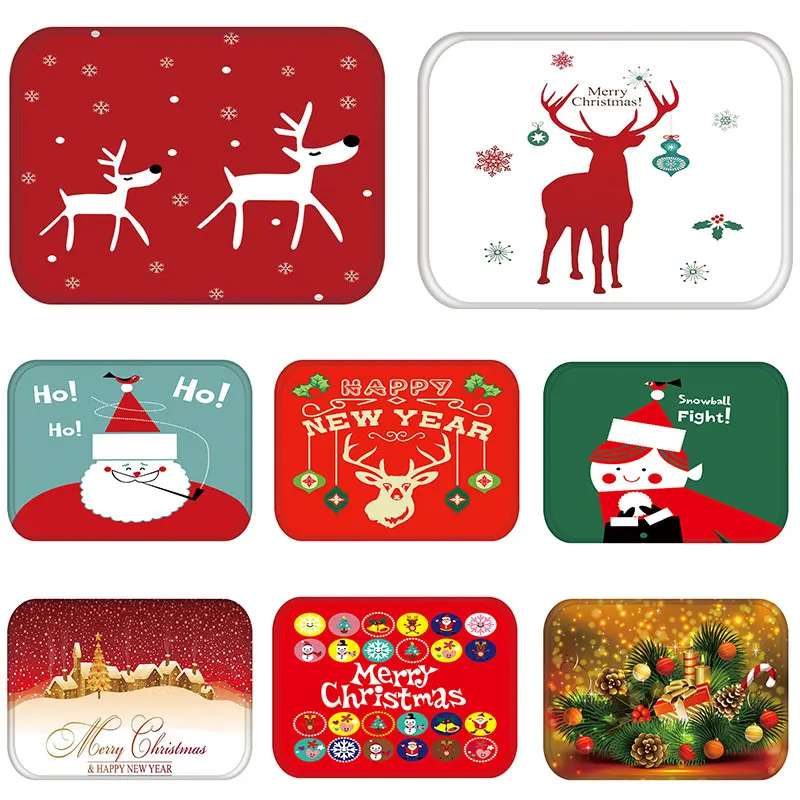 Mat in Hallway Kitchen Rubber Doormat Merry Christmas Deer Welcome Home Decor Living Room Rug Anti-Slip Dustproof Carpet 48236-1
Mat in Hallway Kitchen Rubber Doormat Merry Christmas Deer Welcome Home Decor Living Room Rug Anti-Slip Dustproof Carpet 48236-1
