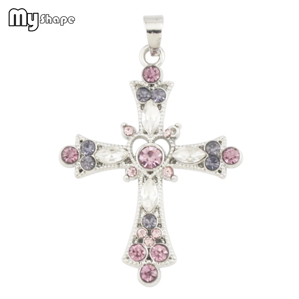 my shape crystal religious cross pendant rhodium plated metal zinc alloy factory direct wholesale jewelry charm 5pcs a lot
my shape crystal religious cross pendant rhodium plated metal zinc alloy factory direct wholesale jewelry charm 5pcs a lot