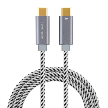 USB Type C Cable (5A), , 100W Power Delivery Fast Charge Cable, Compatible MacBook Pro 15-inch, Galaxy S10 S9 S9+, OnePlus 6 6T,
USB Type C Cable (5A), , 100W Power Delivery Fast Charge Cable, Compatible MacBook Pro 15-inch, Galaxy S10 S9 S9+, OnePlus 6 6T,