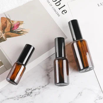 Cosmetic 5ml 10ml 15ml 20ml 30ml 50ml 100ml amber brown glass spray bottle perfume bottle with mist sprayer
Cosmetic 5ml 10ml 15ml 20ml 30ml 50ml 100ml amber brown glass spray bottle perfume bottle with mist sprayer