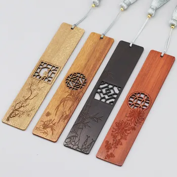 1pcs Pane Meilan bamboo and chrysanthemum wooden bookmarks Chinese style classical rosewood fringed simple antique bookmarks
1pcs Pane Meilan bamboo and chrysanthemum wooden bookmarks Chinese style classical rosewood fringed simple antique bookmarks