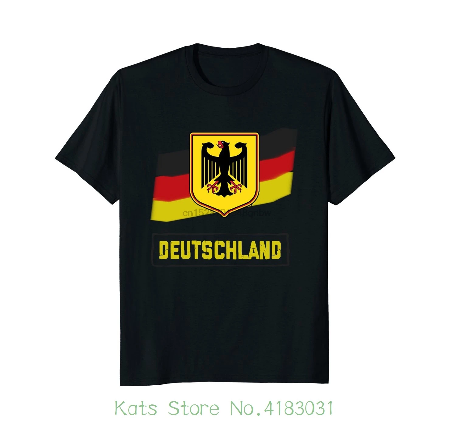 Germany Futbol World Team Flag German Eagle Russia T-shirt 2018 New Summer Men Hot Sale Fashion | Мужская одежда