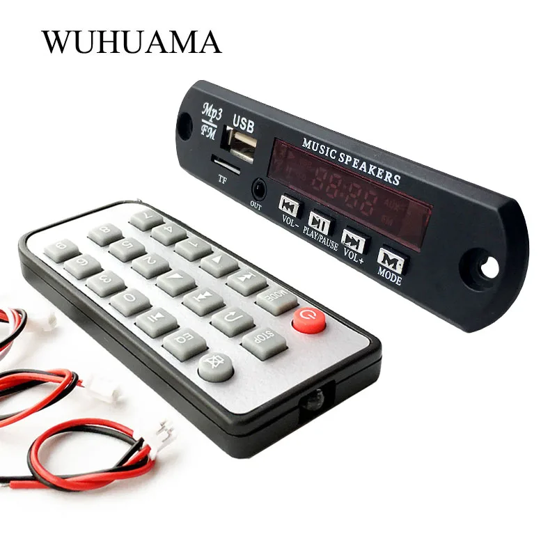5V 12V Car Bluetooth 4.2 mic MP3 Decoder Board Decoding Player Module Radio USB / TF LCD Screen Remote Controller FM Headphones
5V 12V Car Bluetooth 4.2 mic MP3 Decoder Board Decoding Player Module Radio USB / TF LCD Screen Remote Controller FM Headphones