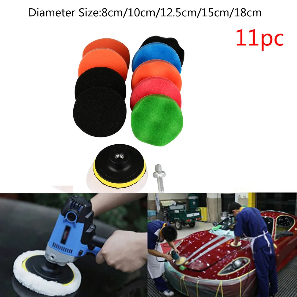 2019 New Multifunction11Pcs 3/4/5/6/7 Buffing Sponge Polishing Pad Kit Set For Car Polisher Buffer
2019 New Multifunction11Pcs 3/4/5/6/7 Buffing Sponge Polishing Pad Kit Set For Car Polisher Buffer
