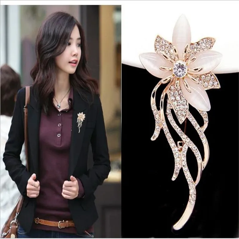 Brand New Fashion Rhinestone Crystal Brooches Large Elegant Flower Wedding Best Bridal Broach Jewelry Gift Dress Accessories
Brand New Fashion Rhinestone Crystal Brooches Large Elegant Flower Wedding Best Bridal Broach Jewelry Gift Dress Accessories