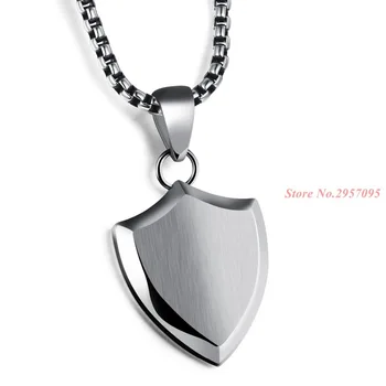 Punk Style 316L Stainless Steel Shield Shape Biker Mens Necklace Pendant Biker Mens Fashion Jewelry
Punk Style 316L Stainless Steel Shield Shape Biker Mens Necklace Pendant Biker Mens Fashion Jewelry