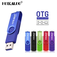 Fast Speed USB 3.0 OTG Pen drive 64GB Metal USB Flash Drive 128GB 32GB 16GB 8GB Double Use Pendrive Flash Drive image