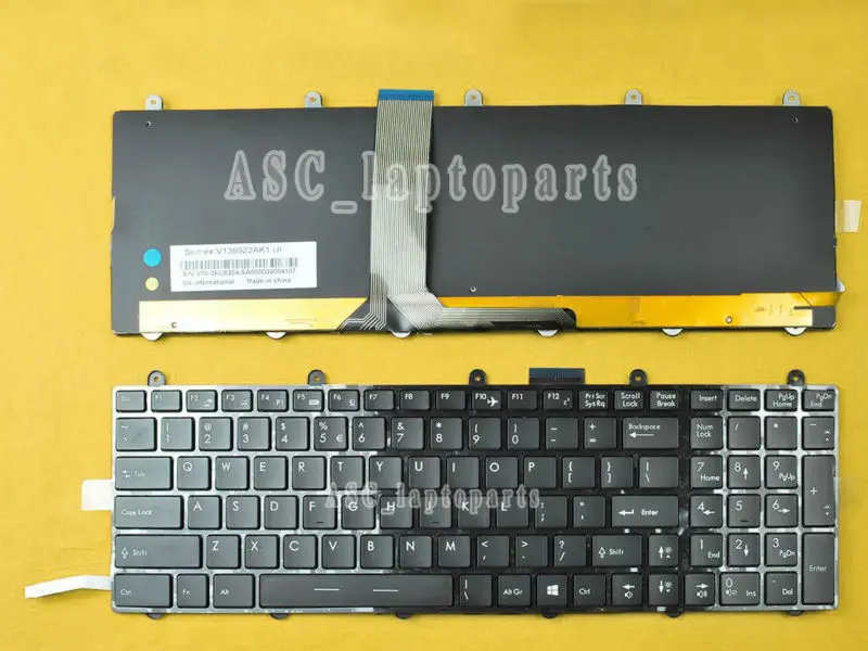 NEW US English Keyboard for MSI GT780 GT780R GT780DX GT780DXR Laptop Keyboard Full Colorful Backlit Black Frame Black V139922AK1
NEW US English Keyboard for MSI GT780 GT780R GT780DX GT780DXR Laptop Keyboard Full Colorful Backlit Black Frame Black V139922AK1