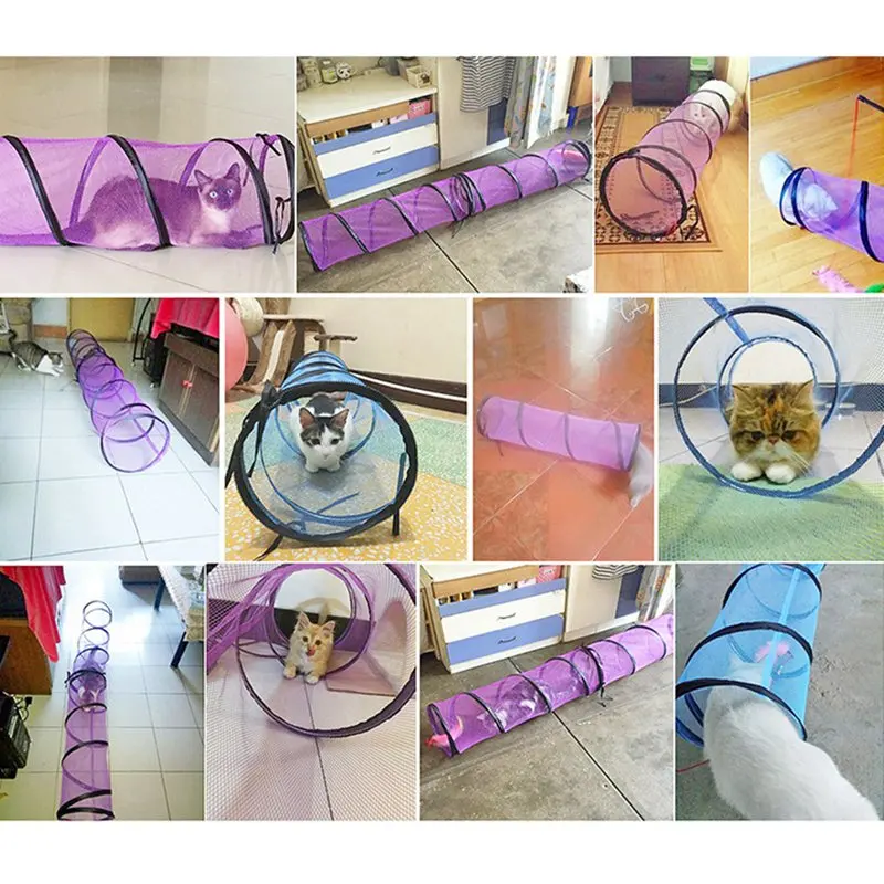 Funny Pet Cat Tunnel Tubes Play Balls Collapsible Crinkle Kitten Toys Puppy Ferrets Rabbit Play Dog Tunnel Tubes
Funny Pet Cat Tunnel Tubes Play Balls Collapsible Crinkle Kitten Toys Puppy Ferrets Rabbit Play Dog Tunnel Tubes