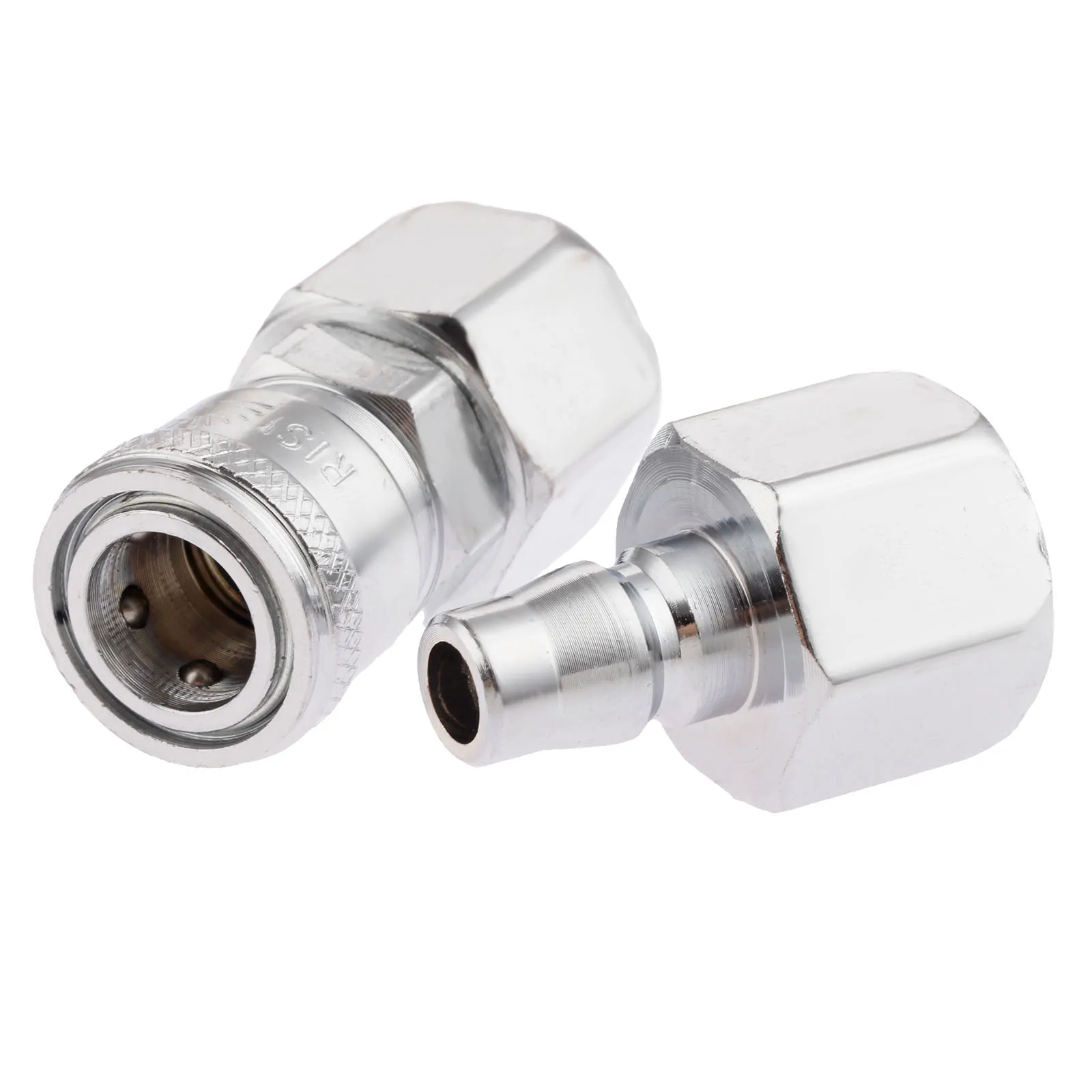 2Pcs Iron Pneumatic Euro Air Line Hose Compressor Connector Quick Release 1/2" BSP Female Coupler Connector Fittings SF40 PF40
2Pcs Iron Pneumatic Euro Air Line Hose Compressor Connector Quick Release 1/2" BSP Female Coupler Connector Fittings SF40 PF40