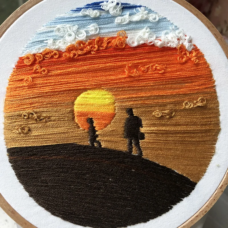 Beautiful Scenery Embroidery Material Package 3D Embroidered Needlework Set DIY Handcraft Beginner Cross Stitch Kit Decor
Beautiful Scenery Embroidery Material Package 3D Embroidered Needlework Set DIY Handcraft Beginner Cross Stitch Kit Decor