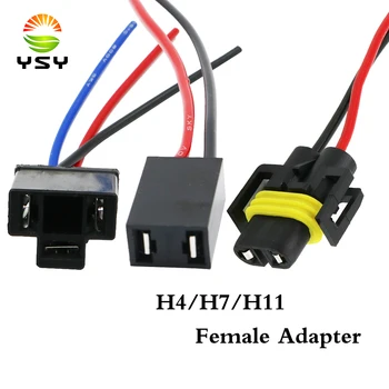 YSY 50X H4 H7 H11 Halogen HID LED Plug Splice Pigtail Bulb Bulbs Female Connector Socket Plug Connector
YSY 50X H4 H7 H11 Halogen HID LED Plug Splice Pigtail Bulb Bulbs Female Connector Socket Plug Connector