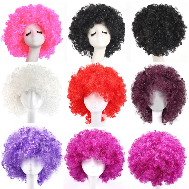 Short Kinky Curly Afro Wig Heat Resistant Wigs For Women Black Red Nautral Cosplay Costume Wig Party Synthetic Hair MapofBeauty
Short Kinky Curly Afro Wig Heat Resistant Wigs For Women Black Red Nautral Cosplay Costume Wig Party Synthetic Hair MapofBeauty
