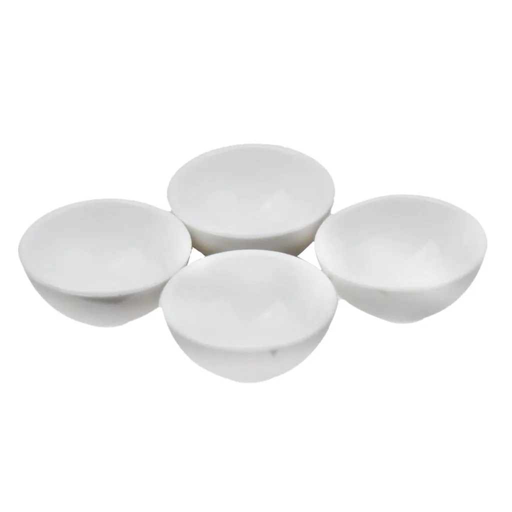 4pcs/Set White Round Bowl Dishes 1/12 Dolls House Miniature Kitchen Tableware Kit 4pcs/Set White Round Bowl Dishes 1/12 Dolls House Miniature Kitchen Tableware Kit