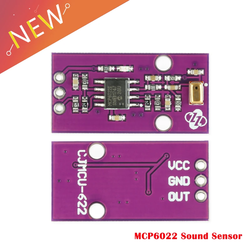 MCP6022 Sensor Module MIC Silicon Microphone Amplifier Sensor Rail-to-Rail Operational Amplifier For Arduino PDIP SOIC8 TSSOP8
MCP6022 Sensor Module MIC Silicon Microphone Amplifier Sensor Rail-to-Rail Operational Amplifier For Arduino PDIP SOIC8 TSSOP8