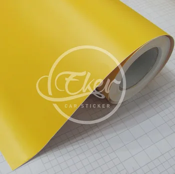 EKER CAR STICKER 1.52x30M 5FTx98FT Free Shipping Air Bubble Free Matt Yellow Car Wrapping Vinyl Film Matte Yellow Car Sticker
EKER CAR STICKER 1.52x30M 5FTx98FT Free Shipping Air Bubble Free Matt Yellow Car Wrapping Vinyl Film Matte Yellow Car Sticker