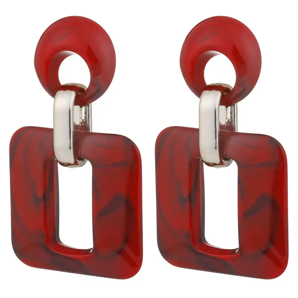 Hot Sale Women Square Geometric Drop Dangle Resin Ear Stud Statement Earrings Jewelry Gift
Hot Sale Women Square Geometric Drop Dangle Resin Ear Stud Statement Earrings Jewelry Gift