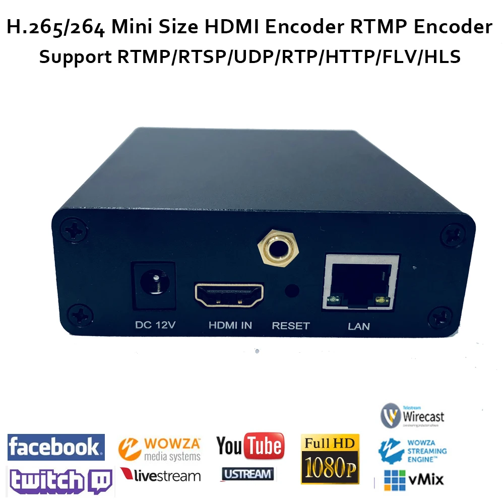 ESZYM H.265 HEVC MPEG-4 AVC/H.264 HDMI Video Encoder HDMI Transmitter live Broadcast encoder H264 encoder
ESZYM H.265 HEVC MPEG-4 AVC/H.264 HDMI Video Encoder HDMI Transmitter live Broadcast encoder H264 encoder