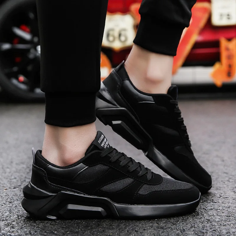 2019 Men Sneakers Casual Shoes Lightweight Sneakers Men Trainers Lace Up Breathable Men Casual Shoes Black SHoes
2019 Men Sneakers Casual Shoes Lightweight Sneakers Men Trainers Lace Up Breathable Men Casual Shoes Black SHoes