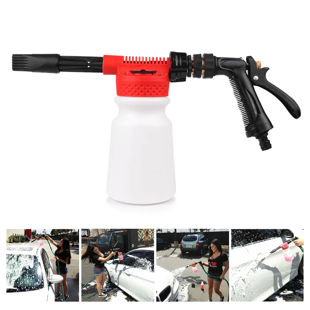 900ml Car Washing Foam Gun Car Cleaning Washing Snow Foamer Lance Car Water Soap Shampoo Sprayer Spray Foam for Car Motorcycle
900ml Car Washing Foam Gun Car Cleaning Washing Snow Foamer Lance Car Water Soap Shampoo Sprayer Spray Foam for Car Motorcycle
