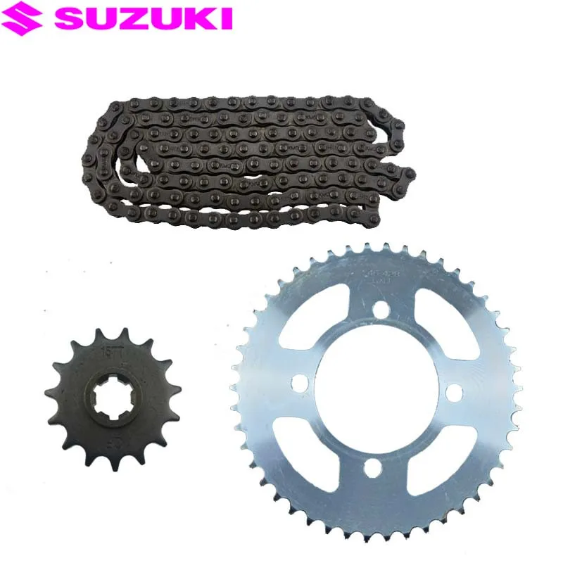 Image QS150 B motorcycle sprocket GZ150 Motorcycle crankset Motorcycle chain and tooth plate