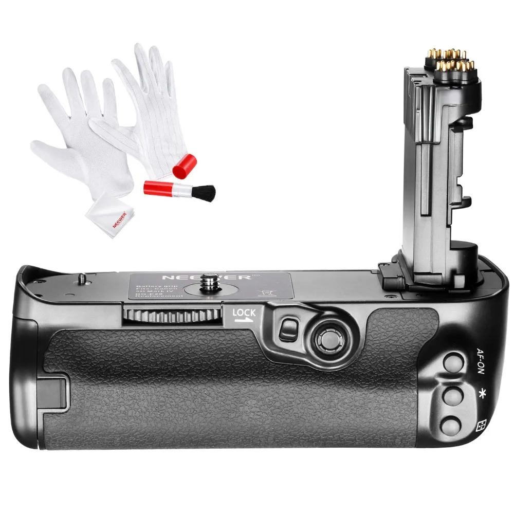 Neewer BG-E20 Replacement Battery Grip for Canon 5D Mark IV Camera, Works with LP-E6 LP-E6N Batteries, Comes with Cleaninng kit
Neewer BG-E20 Replacement Battery Grip for Canon 5D Mark IV Camera, Works with LP-E6 LP-E6N Batteries, Comes with Cleaninng kit