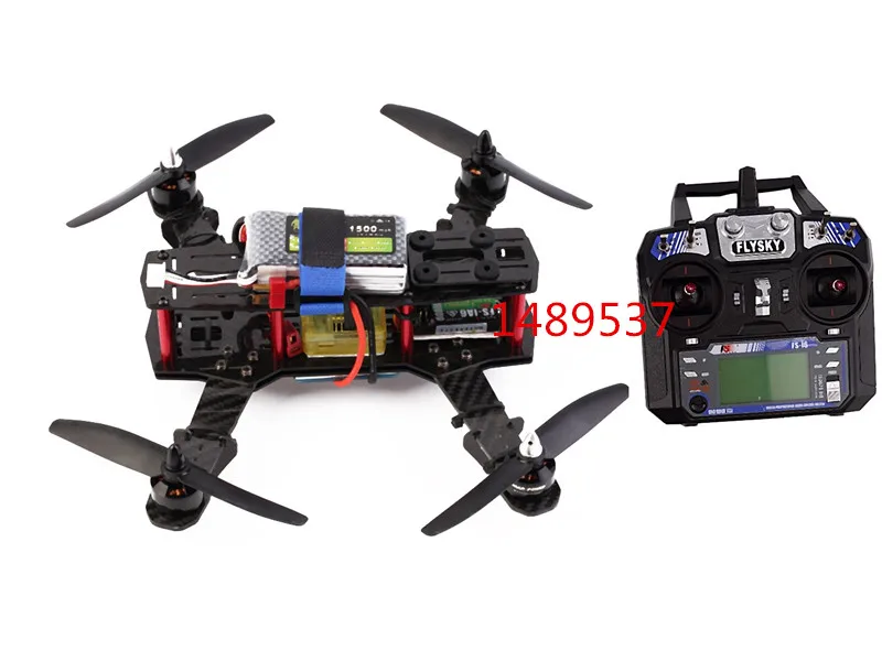 

Carbon Fiber Mini QAV250 C250 Quadcopter Frame Motor 12A Esc CC3D Flight Control flysky i6 controller transmitter