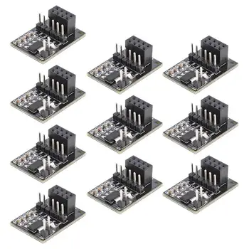 10pcs 3.3V Wireless Adapter Module Socket Adapter Plate Board for 8Pin NRF24L01 Computer Office Accessories
10pcs 3.3V Wireless Adapter Module Socket Adapter Plate Board for 8Pin NRF24L01 Computer Office Accessories